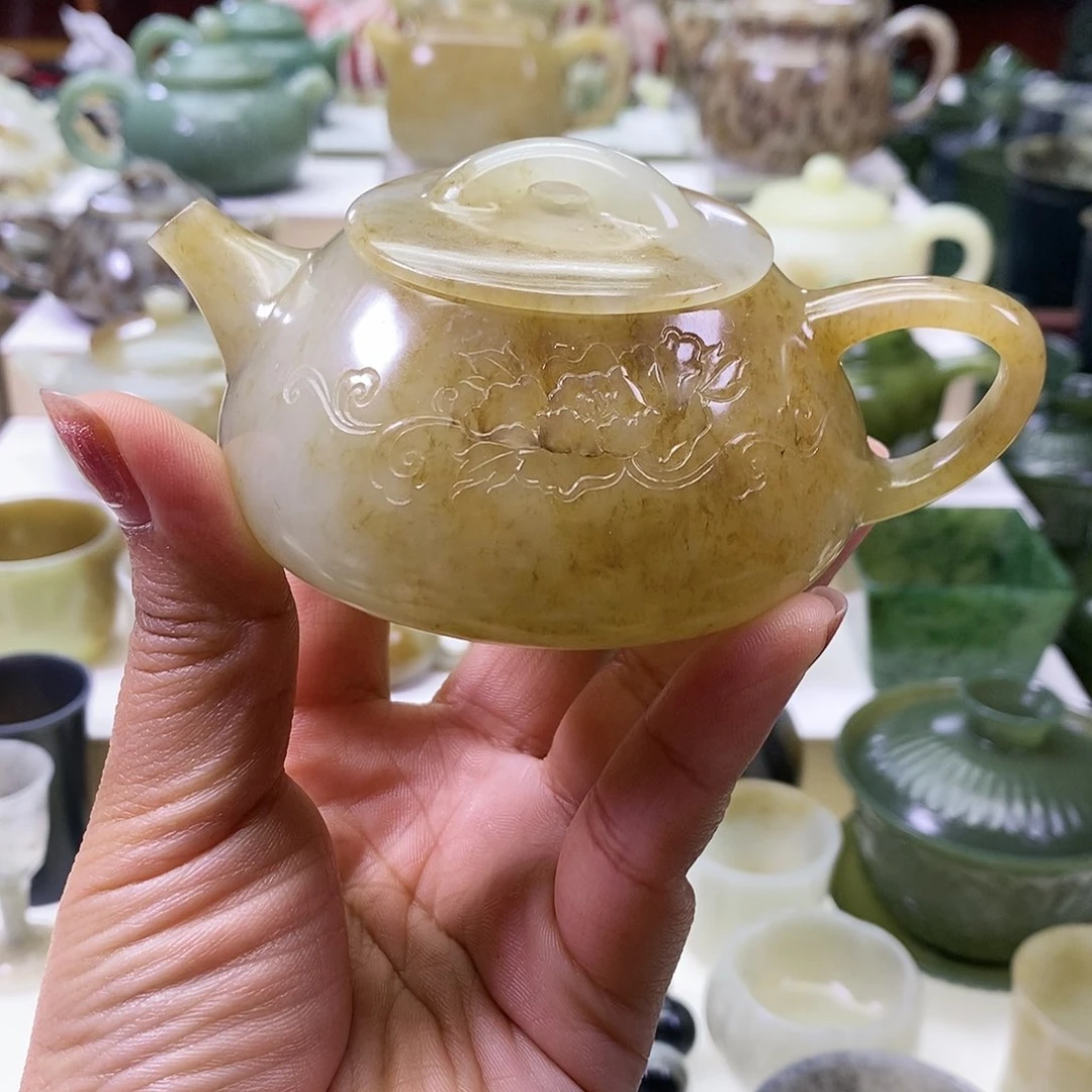 和田玉茶壶未镶嵌用****3