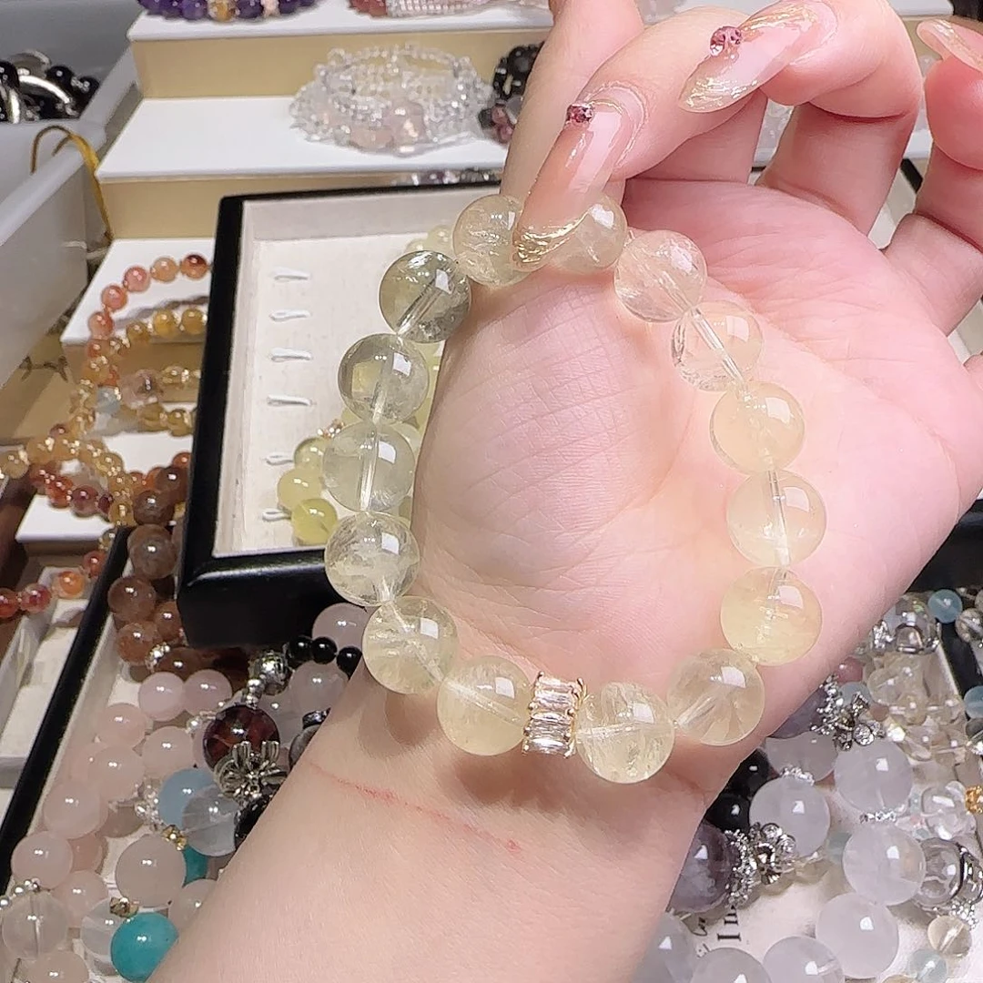 水晶手链未镶嵌吧