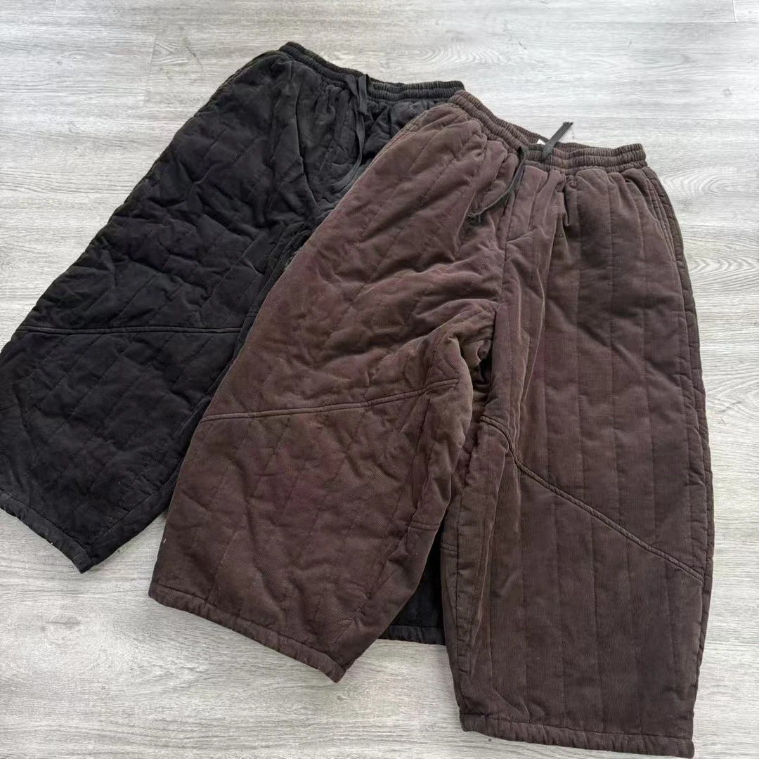 18827新款冬季加厚文艺灯芯绒棉裤