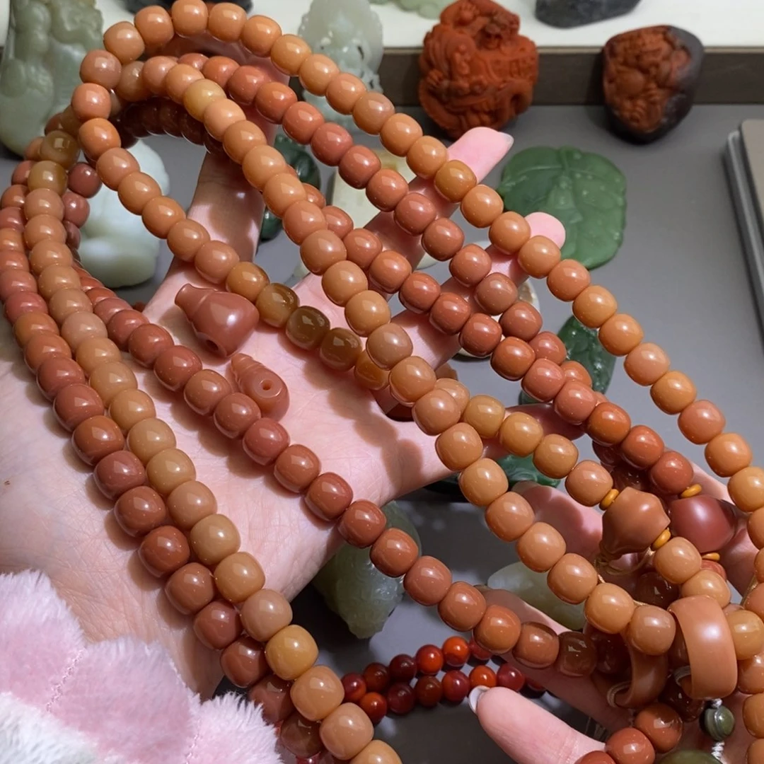 石英质玉未镶嵌颈饰通*曉阿拉善玛瑙玉化料定制