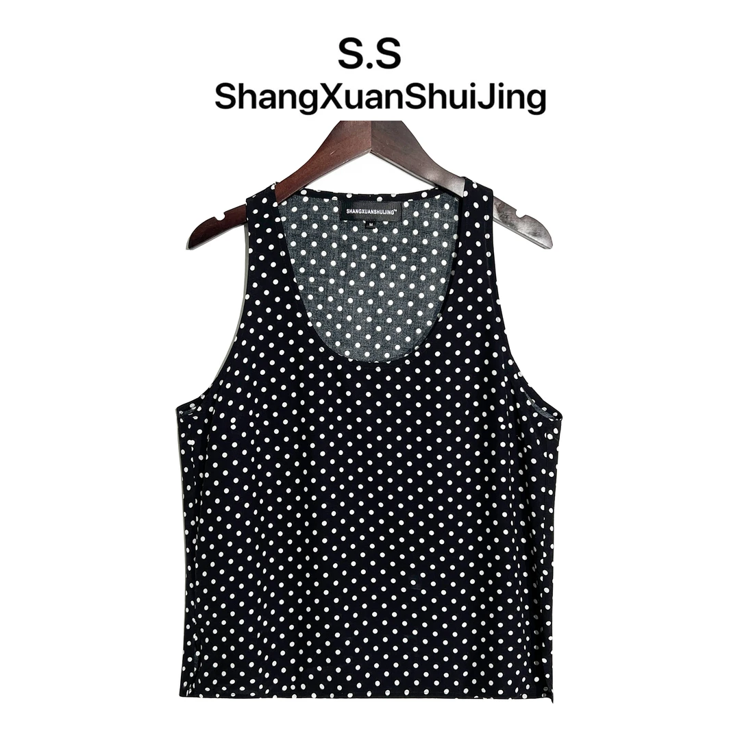 上玄水镜& 【波尔卡】品牌设计师女装 时尚通勤波点上衣 S25220737