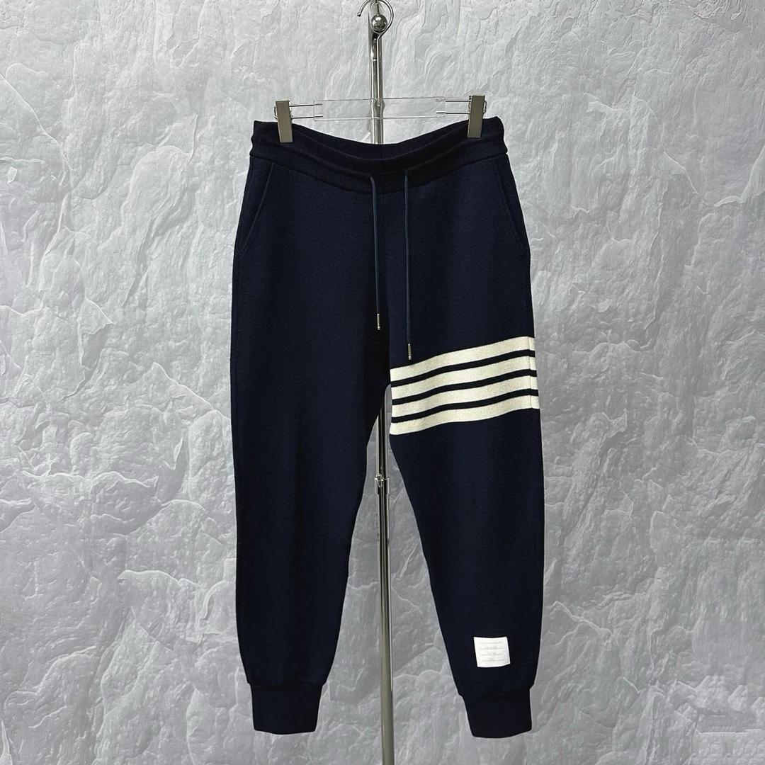 99新 THOMBROWNE 经典条纹运动长裤1码P01164