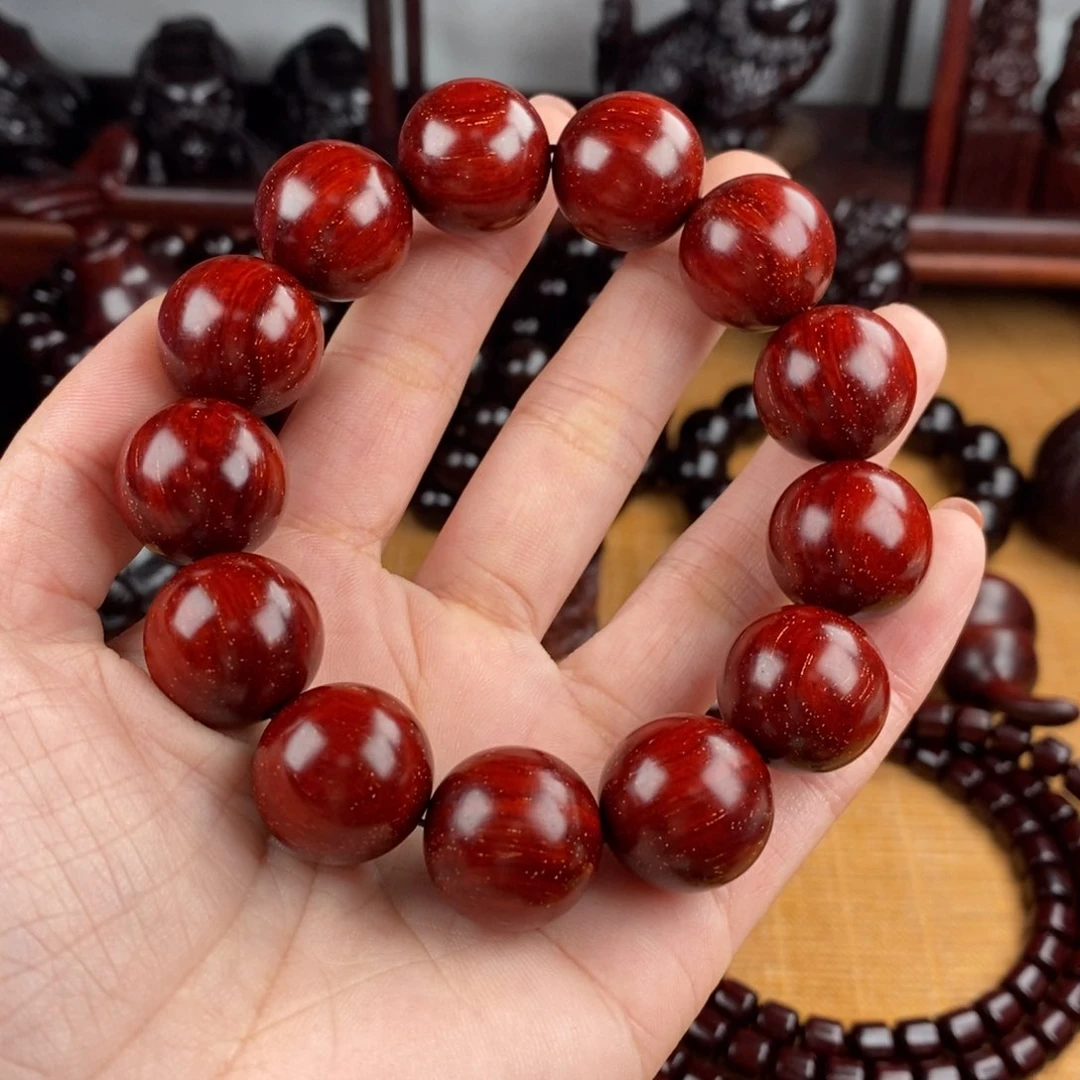 小叶紫檀手串/手链锦**花1.8