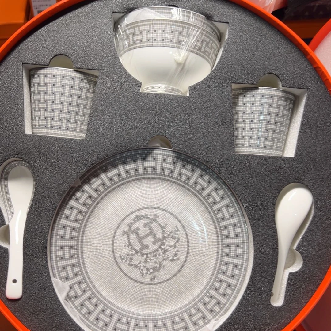 欧美陶瓷餐具摆件