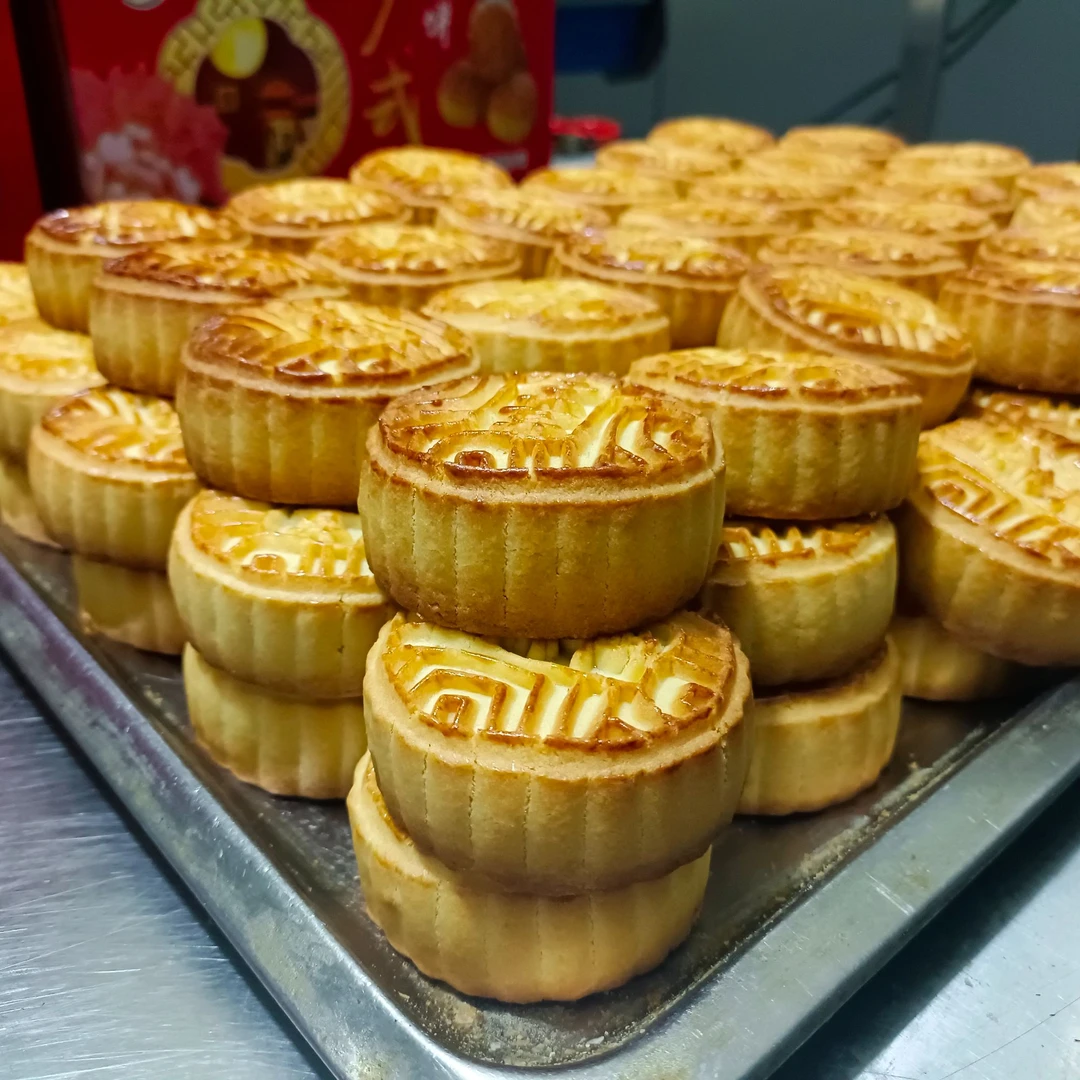 老五仁月饼传统皮薄馅足独立包装中秋美味糕点