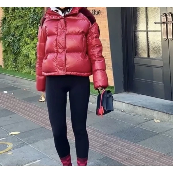 妃鱼/盟可睐/聚酰胺/羽绒服/95新/M1/22