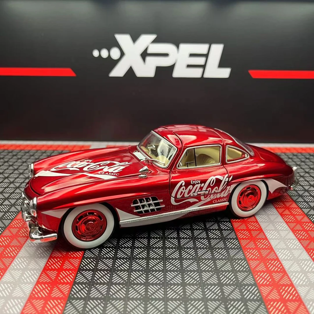 【可口可乐联名限定款】奔驰300sl合金车模收藏摆件装饰品汽车模型