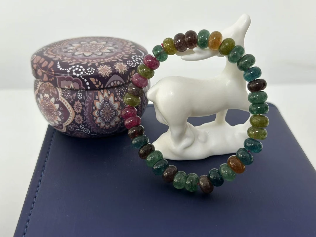 精品算盘珠8mm*5mm手链 A93多样性发其一