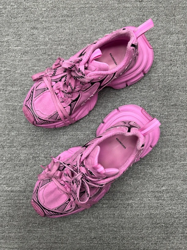 99新 Balenciaga/巴黎世家 40 巴黎世家3xl 老爹鞋粉色