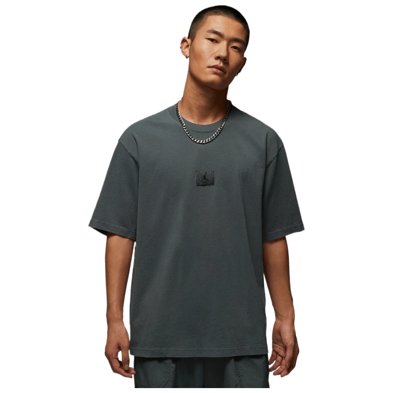 NIKE耐克男子针织无领短T恤HQ8939-068