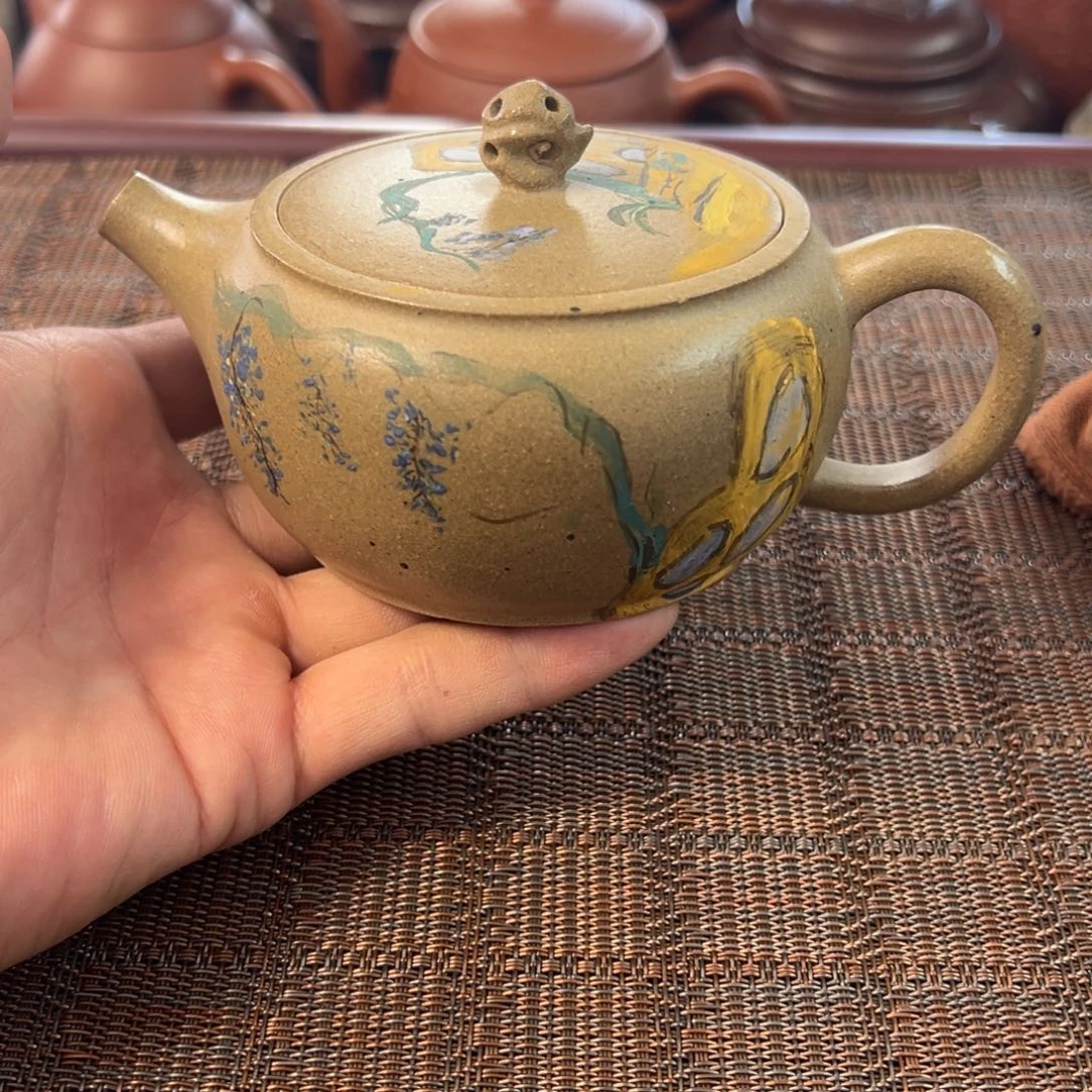 茶壶紫砂宜兴原矿紫砂壶200毫升容量微瑕