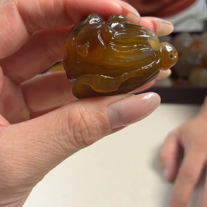 玛瑙/玉髓吊坠(不含链)未镶嵌