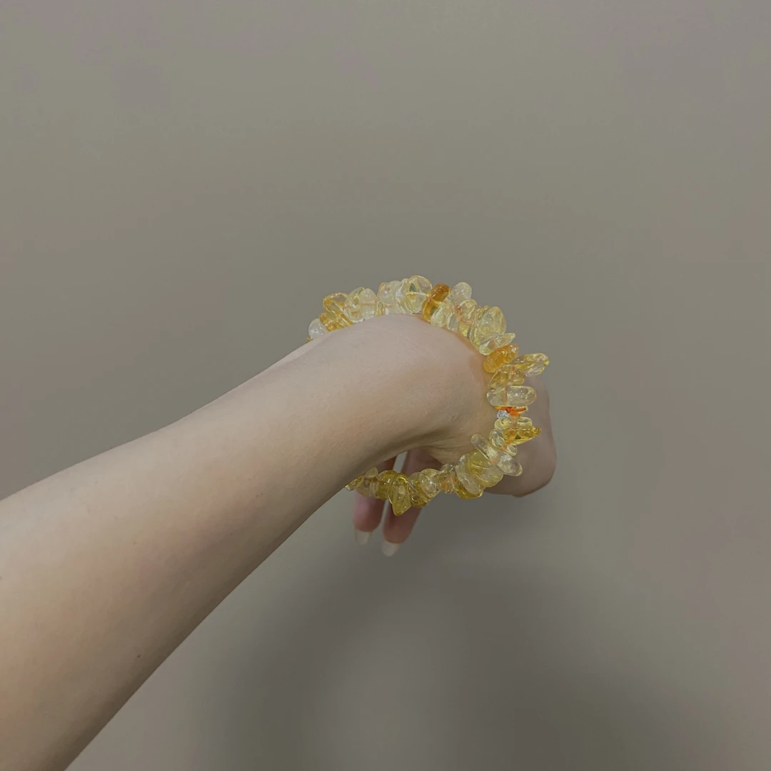 【金闪闪】天然黄塔晶随形不规则手串L1229多样性拍一发一