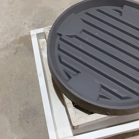 树脂微瑕移动托盘方2个1个灰