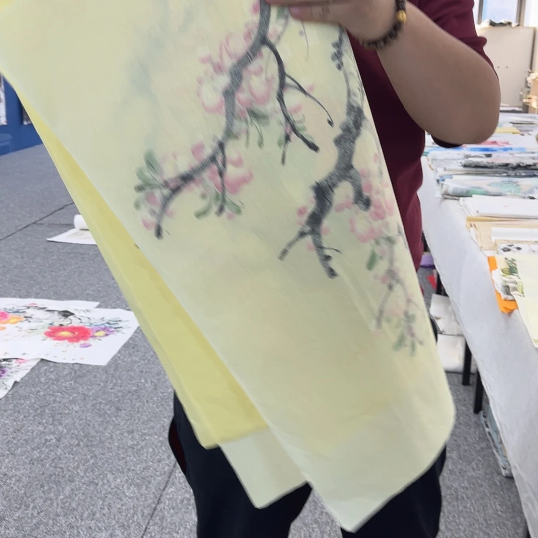 国画正**子纯手绘字画国画作品欣赏