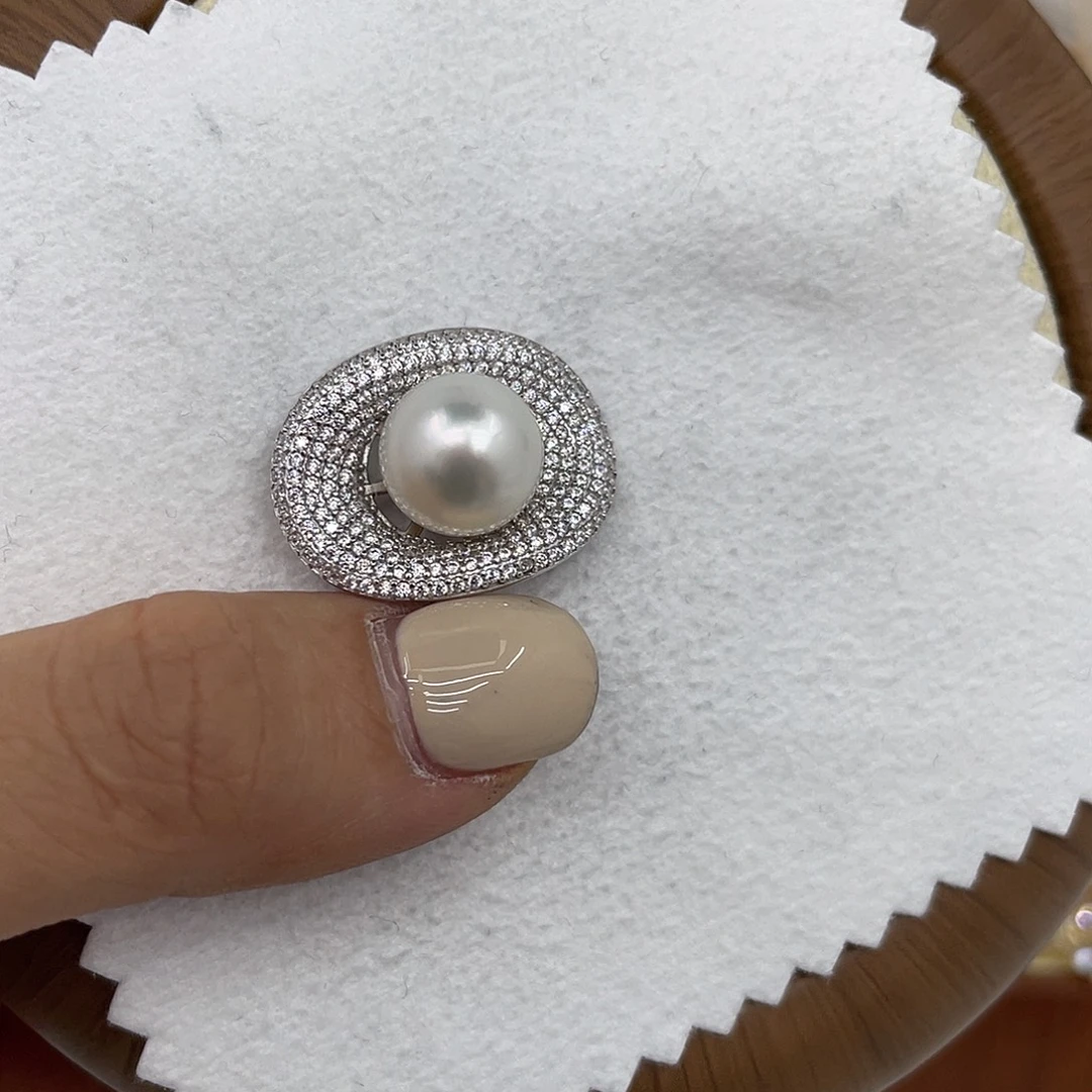 手绳海水珍珠银S925镶嵌