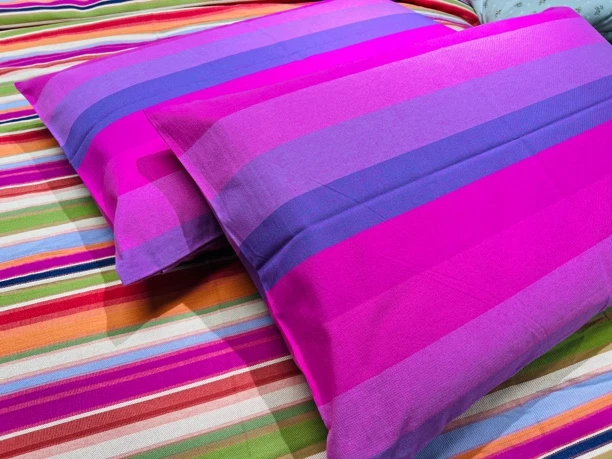 彩棉枕套一对（信封枕套2个）