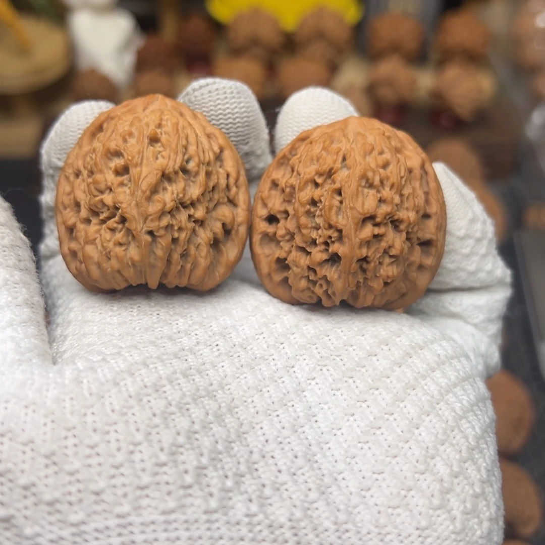 把件文玩核桃-*全品逐鹿南疆石42.5 凹底 01