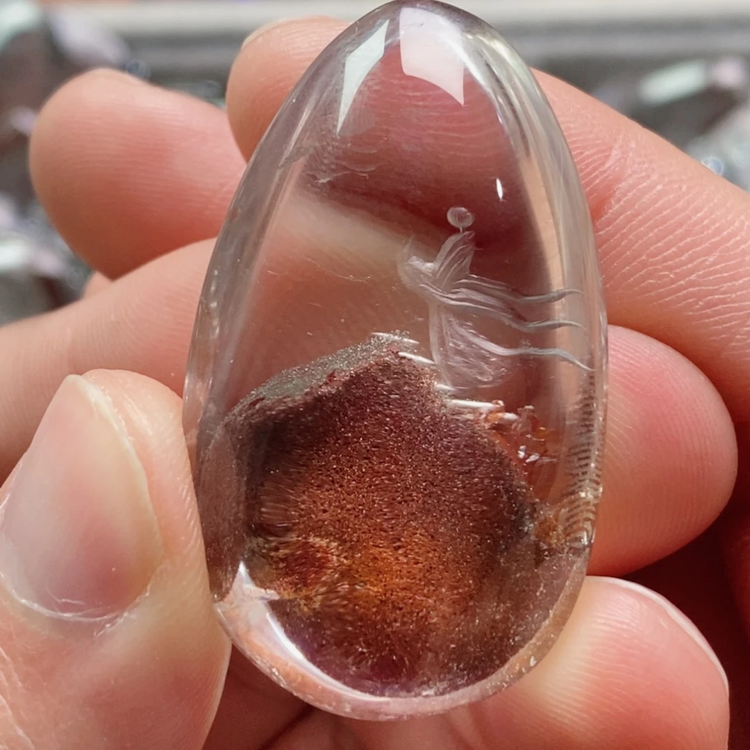 水晶未镶嵌吊坠(不含链)