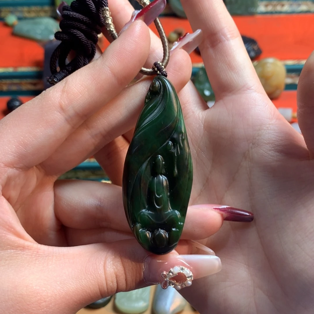 和田玉（糖玉）挂件未镶嵌@****?