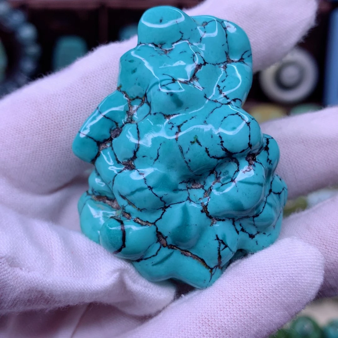 绿松石未镶嵌颈饰