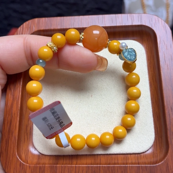 蜜蜡未镶嵌手链手串