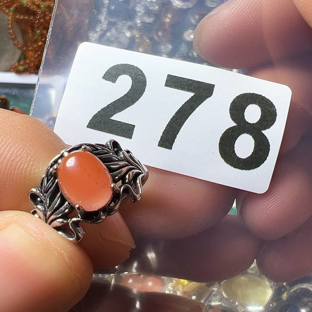 南红玛瑙戒指未镶嵌