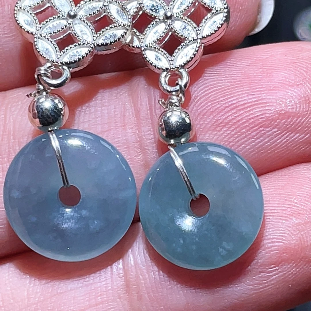 翡翠14K金镶嵌颈饰