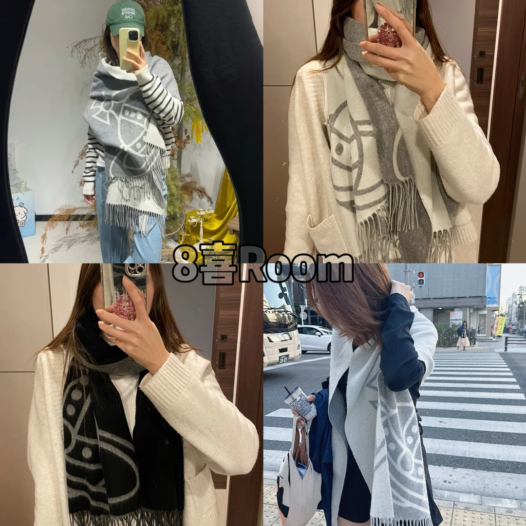 秋冬新款双面大围巾披肩合集