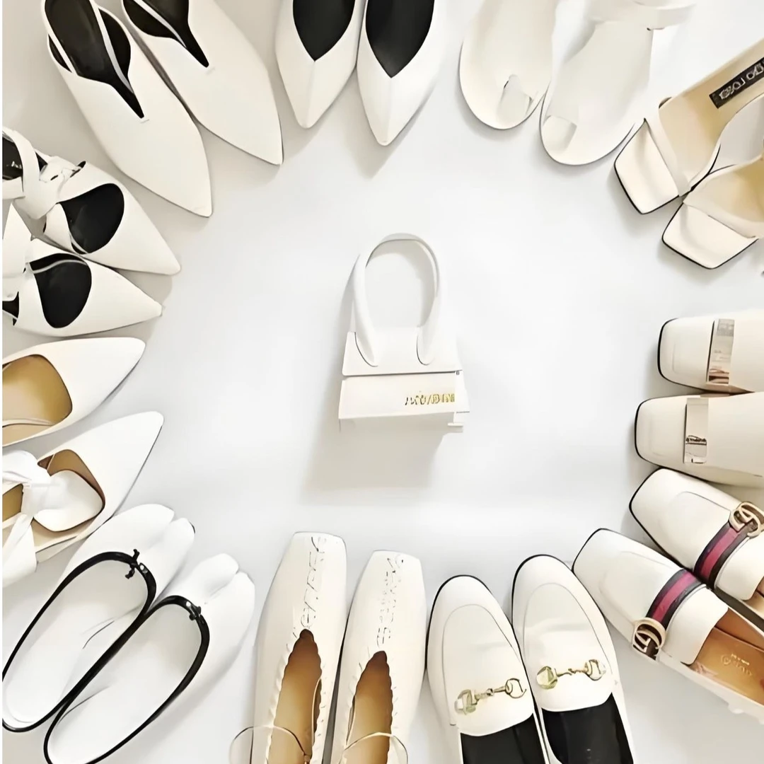 LANFEIER/小香风2025浅口平底鞋舒适休闲百搭头层牛皮不掉跟女鞋