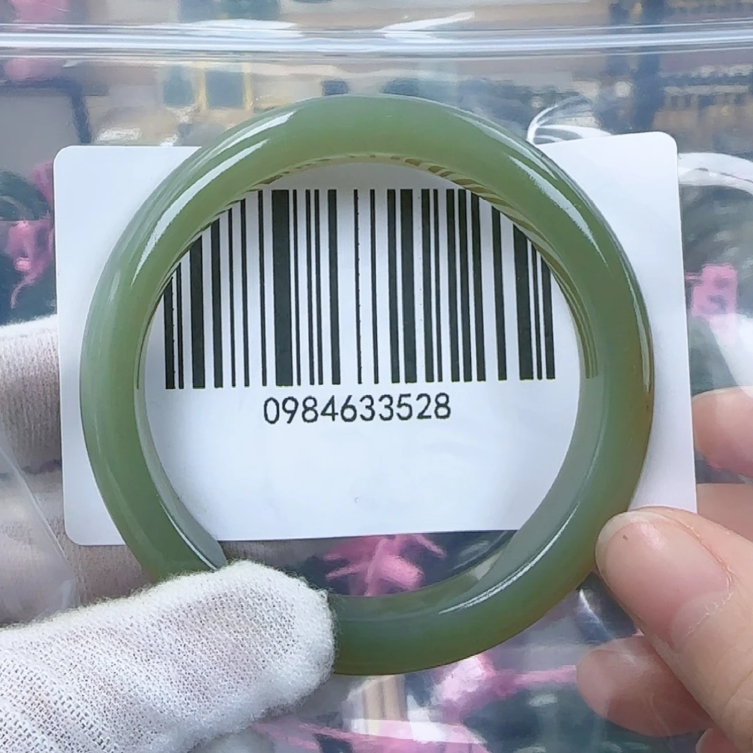 和田玉手镯未镶嵌54