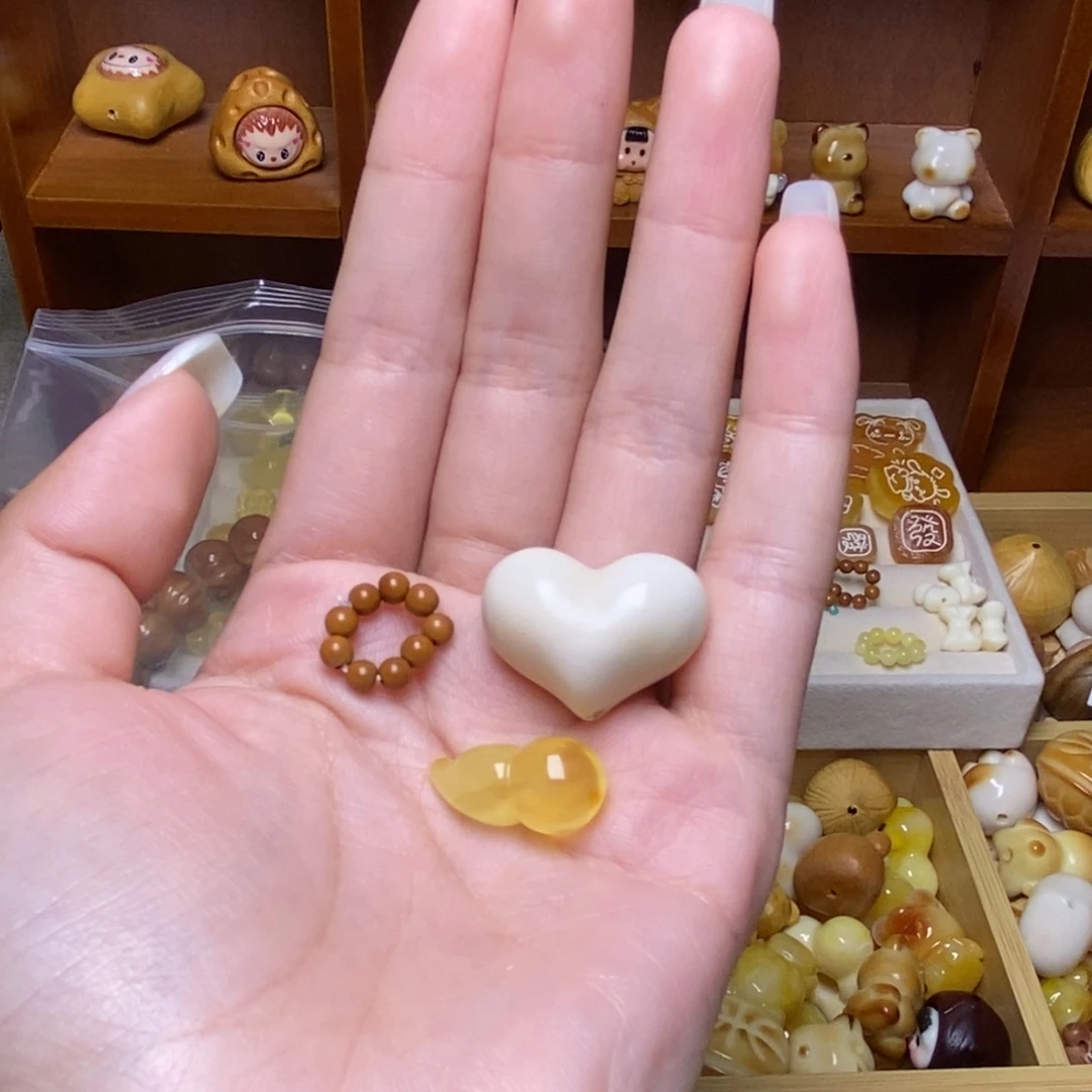 猴头核桃吊坠1.09葫芦橄榄环爱心