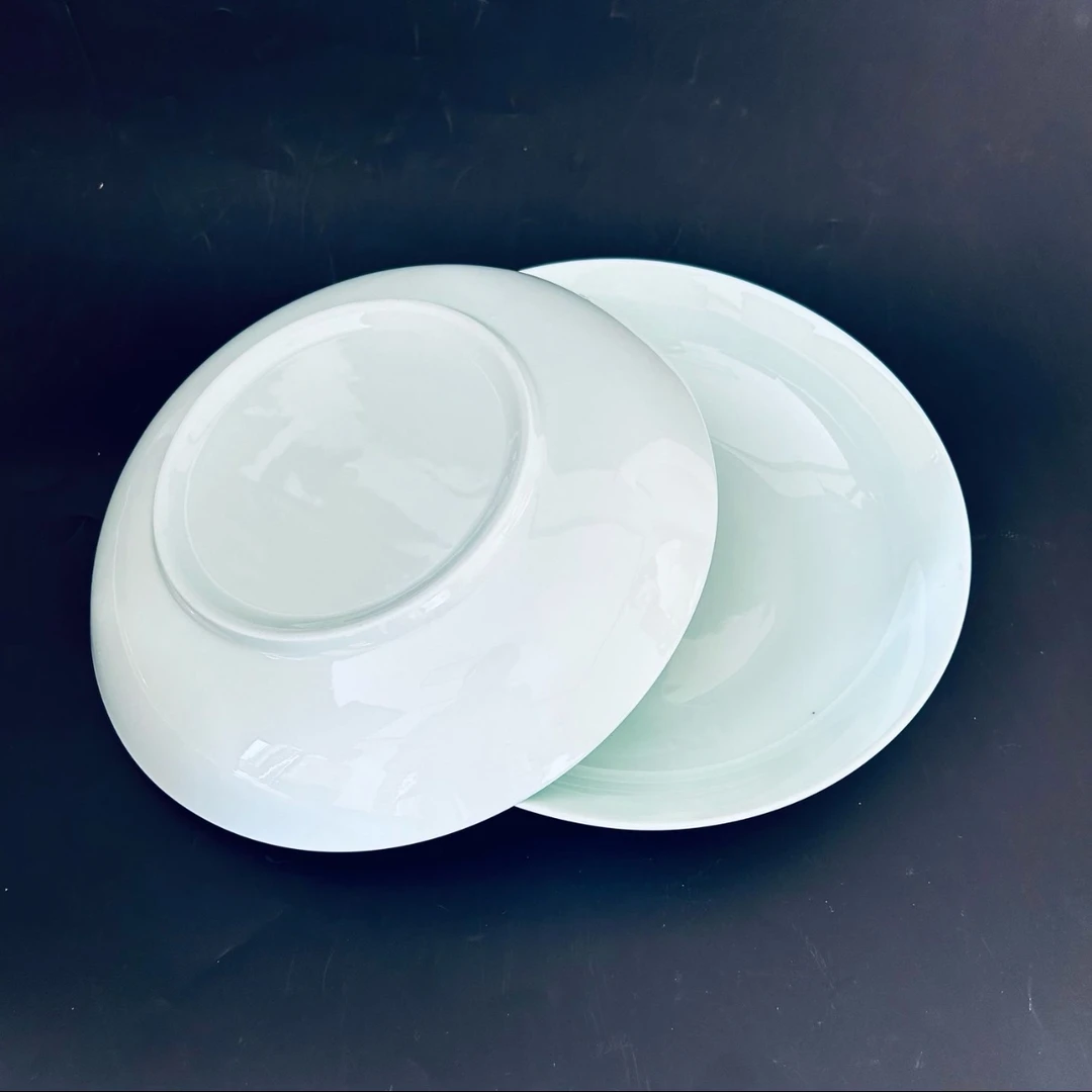 【铭策优品】QY004青玉系列9英寸家用轻奢2支装深汤盘