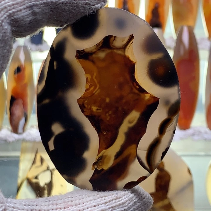 未镶嵌玛瑙/玉髓珠宝半成品196