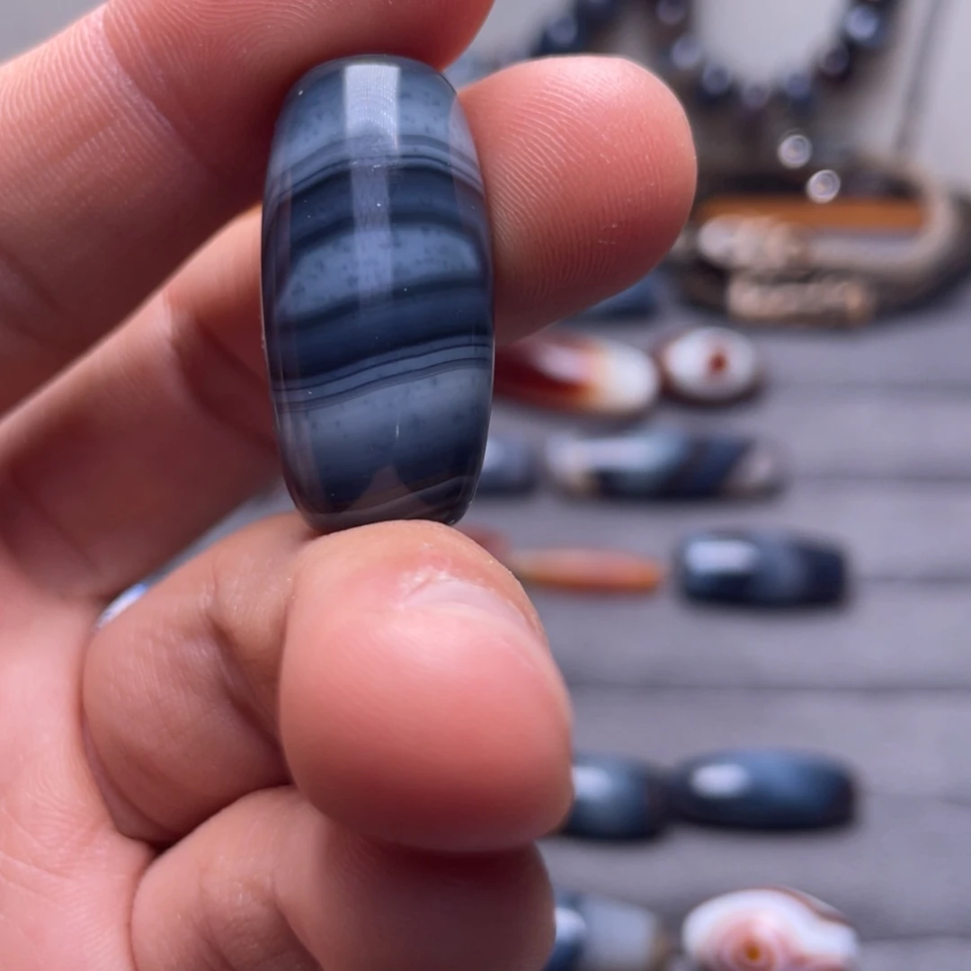 @***源玛瑙/玉髓合金颈饰