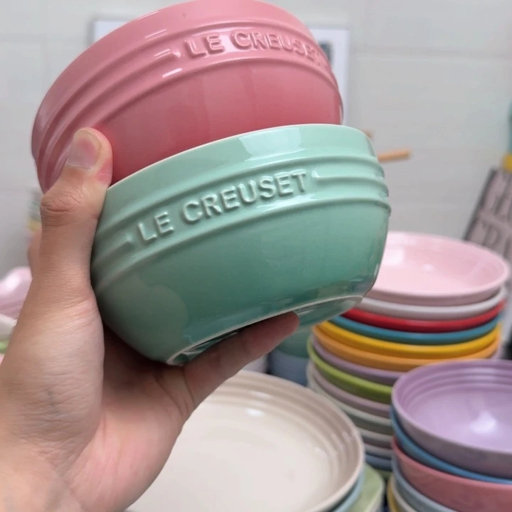 瓷片微瑕2个韩式面碗400毫升