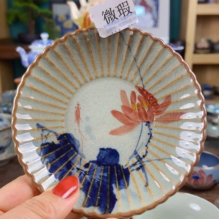 瓷片手工制作工艺精湛等特色