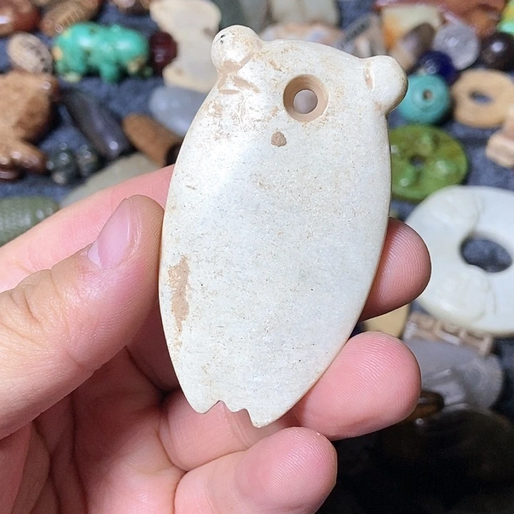 和田玉未镶嵌颈饰3