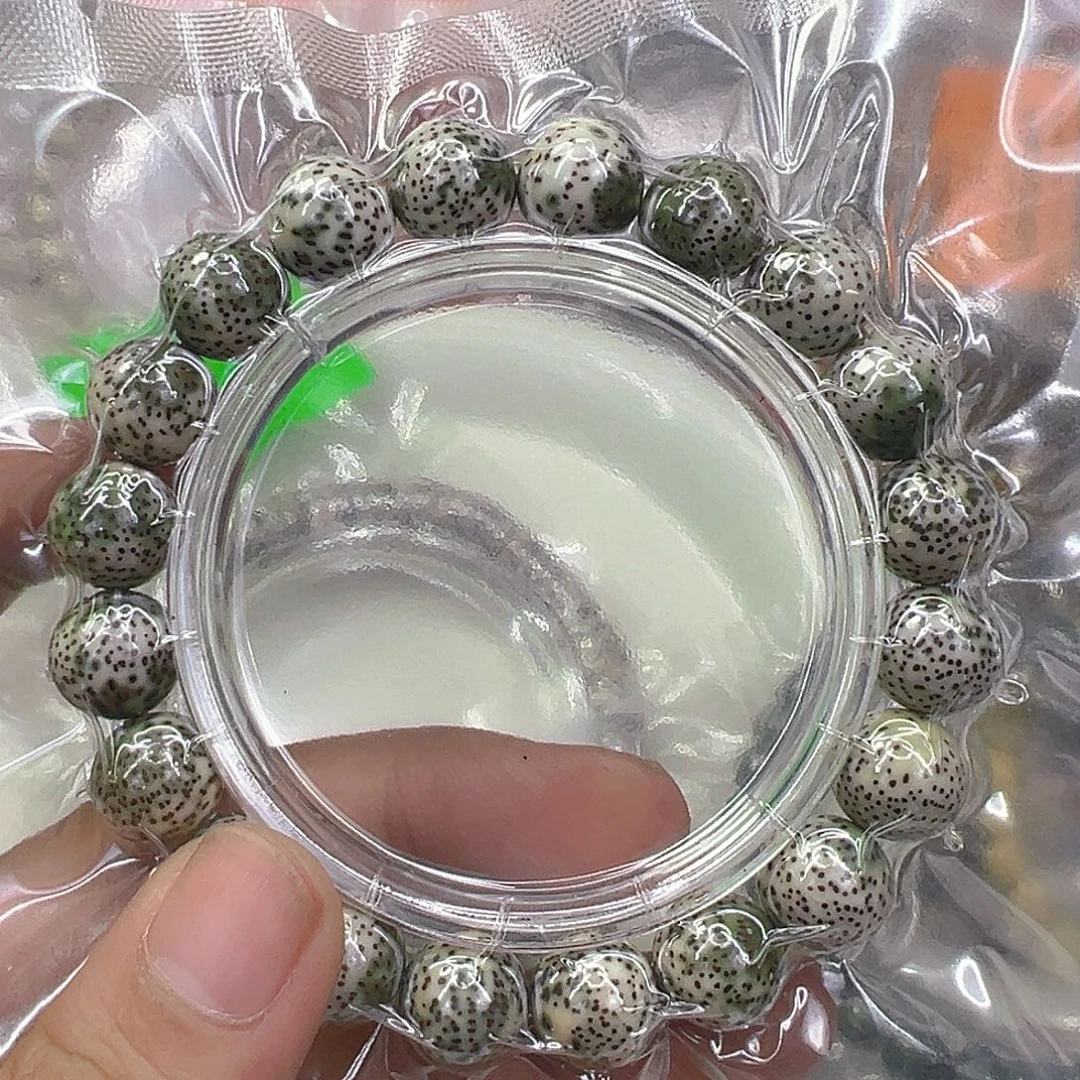手串星月菩提28王者青花瓷星月菩提单圈12左右