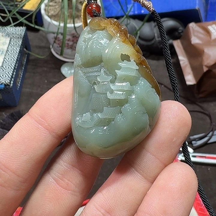 未镶嵌和田玉车挂