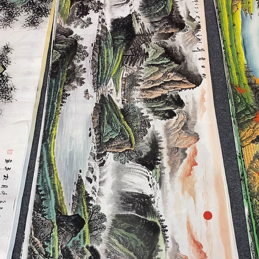 国画画画真的画画画