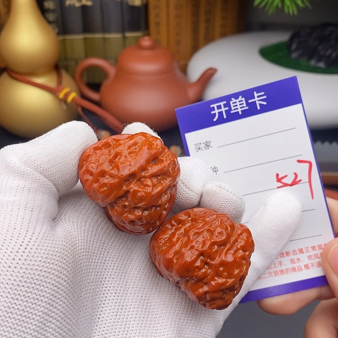 文玩核桃把件38蛤蟆头527