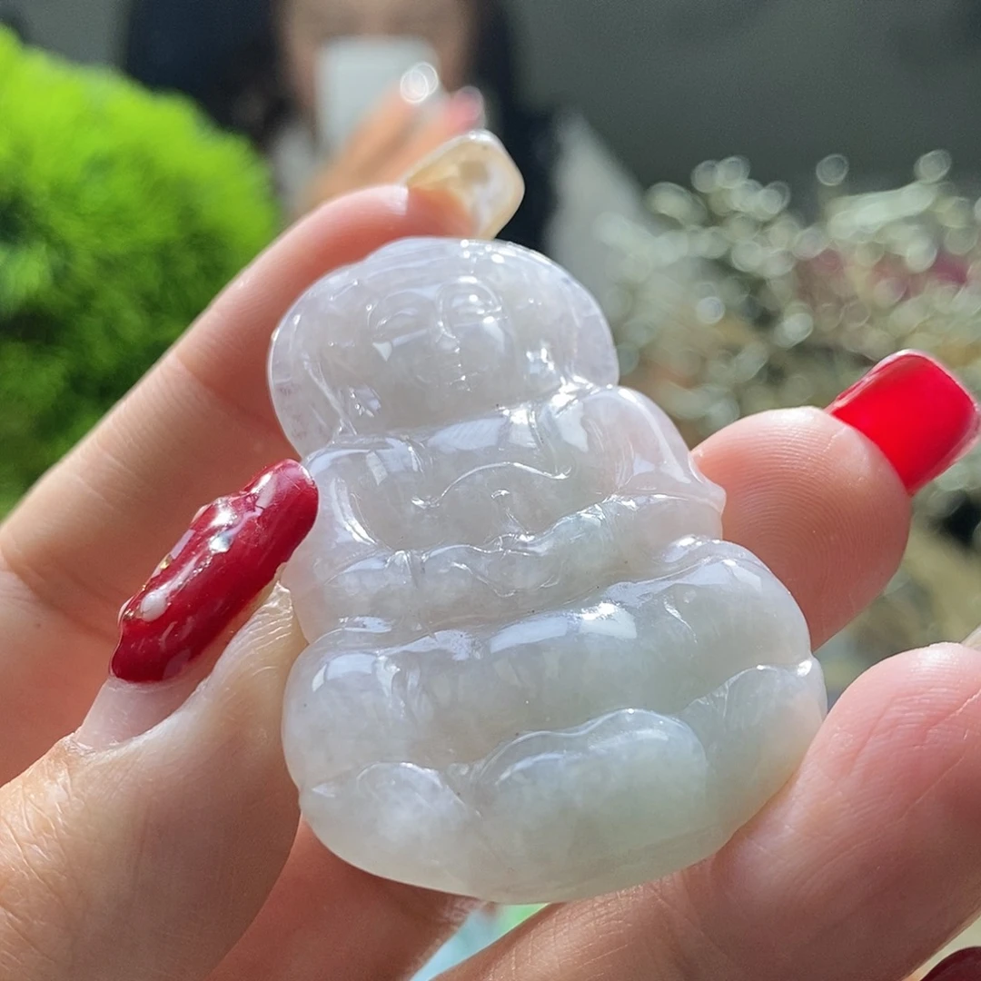 【闪购商品】翡翠颈饰未镶嵌观音