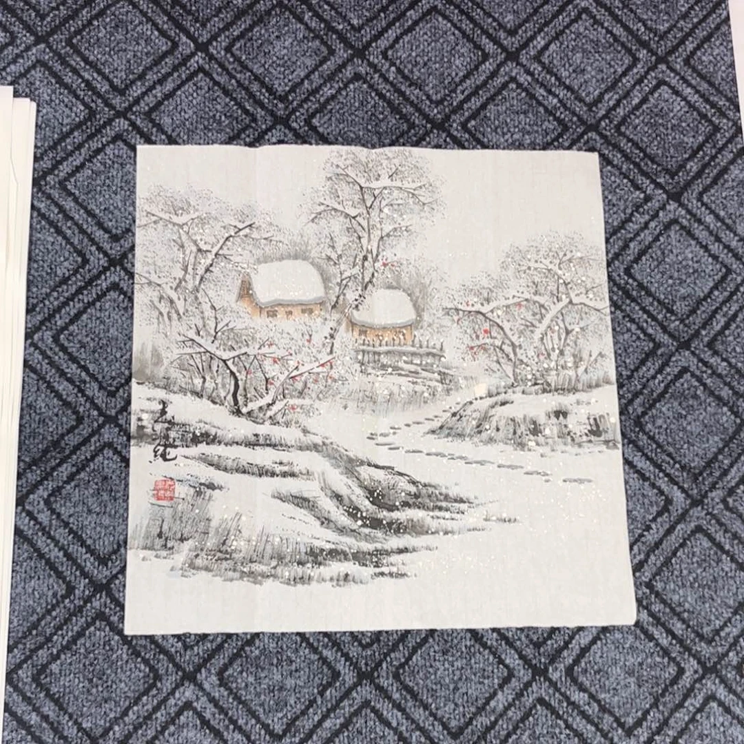 M***果国画宋志纯老师三尺斗方山水旭