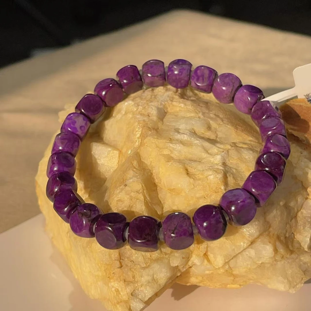 舒俱来魔方高阶皇家紫手串/5-6mm/AZB3469/编码多样性