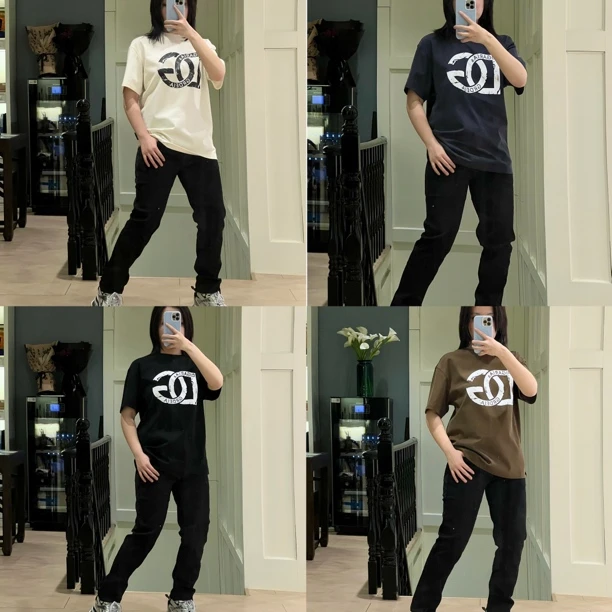 【邦仕尚品】DIGARIA印花T恤时尚休闲百搭设计师纯棉短袖