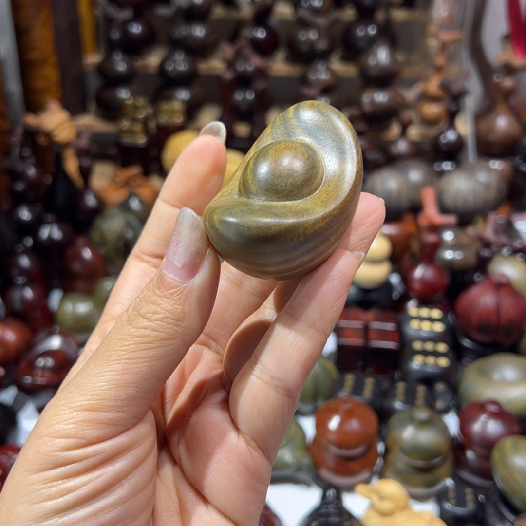 香榧木绿檀绿檀元宝