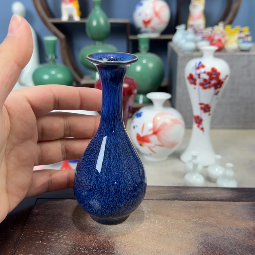 陶瓷手工小花器摆件
