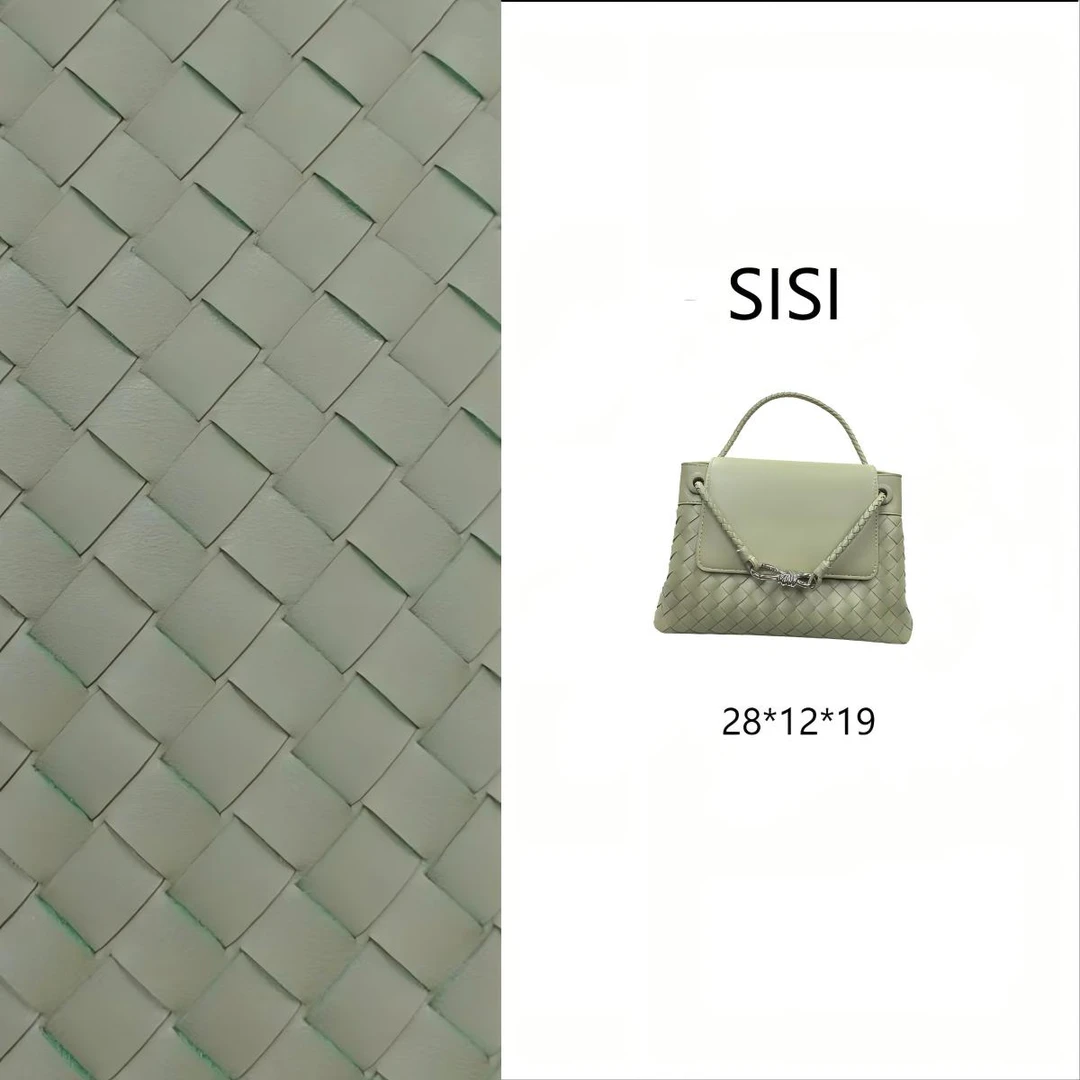 【尺寸：28*12*19】SISI原创设计高定真皮女包 6040#洞石绿
