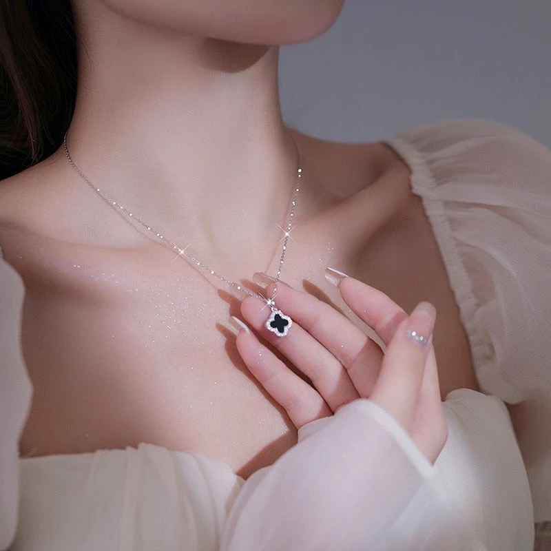 合金项链 项链四叶草项链ins时尚项链百搭项链轻奢项链气质简约